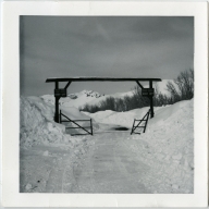 Gate in Winter in Ketchum